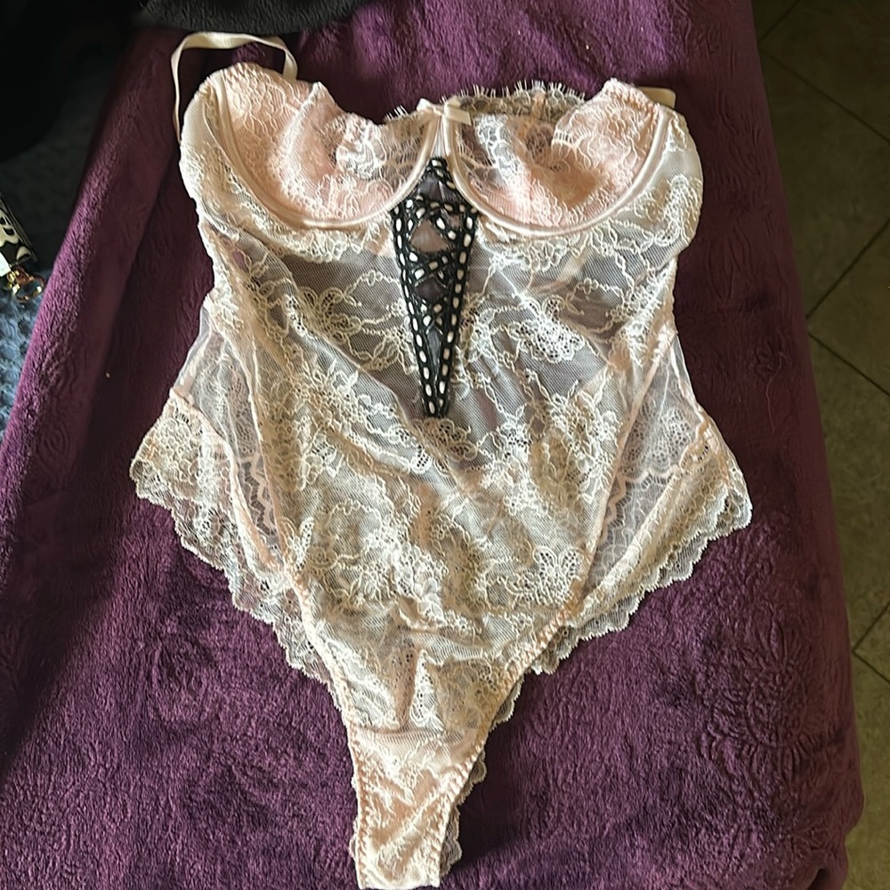 Victoria Secret Pink lace Teddy